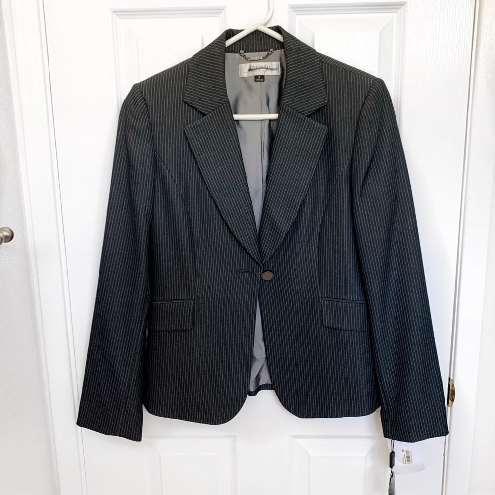 Tahari Stripped Blazer